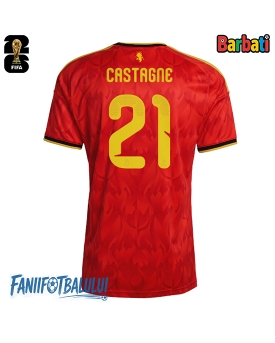 Belgia Timothy Castagne #21 Tricou Fotbal Replică Mondial 2026 Barbati Acasa Belgia Timothy Castagne #21 Tricou Fotbal Replică Mondial 2026 Barbati Acasa